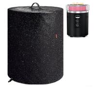 Housse de protection contre le feu en PVC Oxford 600D pour chauffage extérieur, four brasero avec design de boîtier complet et caractéristiques de résistance aux intempéries