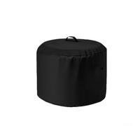 Housse de protection contre le feu ronde imperméable Oxford 600D résistante au vent et aux UV pour jardin, tailles S, M, L, XL (XL : 40 x 61 cm)