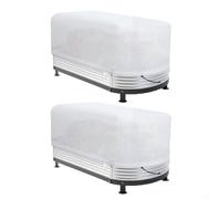 Housse de protection contre le gel fabriquée avec du tissu non tissé, fournit une isolation et une circulation de l'air pour soutenir la santé des plantes, convient pour une utilisation en extérieur