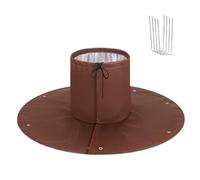 Housse de protection contre le gel hivernal, tissu non tissé, protection contre les racines d'arbre pour paysagistes, jardiniers sur terrasses, allées, trottoirs, jardins, parcs, 100 x 100 x 30 cm