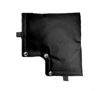 Housse de protection contre le gel pour anti-refoulement et tuyaux de robinet avec isolation réfléchissante en feuille d'aluminium renforcée 600D Oxford 5 couches (noir)