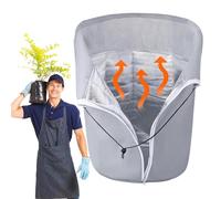 Housse de Protection Contre Le Gel pour d'hiver | Tissu de Protection Contre Le Gel avec Cordon de Serrage et Fermeture éclair pour d'extérieur, Arbres fruitiers, Animaux Qui mangent