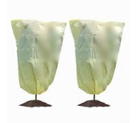 Housse de protection contre le gel pour plantes conçue pour une utilisation en hiver avec isolation pour protéger les arbres et les jardins des températures glaciales (106,7 x 114,3 cm)