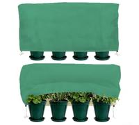 Housse de protection contre le gel pour plantes vertes conçue pour éviter les dommages causés par le gel et maintenir la chaleur par temps froid, tissu non tissé respirant pour une isolation efficace