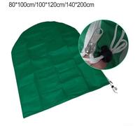 Housse de protection contre le gel pratique avec cordon de serrage 60 g/m² en tissu non tissé pour toutes les saisons (140 × 200 cm)