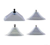 Housse de protection contre le vent pour pulvérisateur électrique agricole avec interface filetée femelle M14 x 1,5 et profil en forme de ventilateur pour une meilleure efficacité de pulvérisation