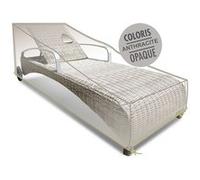 JARDILINE-Housse bain de soleil opaque de coloris anthracite en polyester