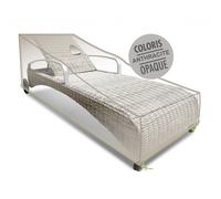 Housse De Protection Cover Air Pour Bain De Soleil/Transat - 200 X 72 X 60/30 Cm - Jardiline Gris