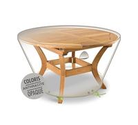 Housse De Protection Cover Air Pour Table De Jardin Ronde - Ø 120 X 50 Cm Gris