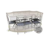 Housse de protection Cover Air pour table rectangulaire + 10 chaises - 290 x 130 x 70 cm - Jardiline G