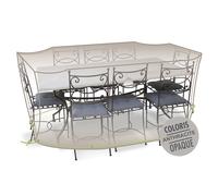Housse De Protection Cover Air Pour Table Rectangulaire + 10 Chaises - 290 X 130 X 70 Cm - Jardiline Multicolore