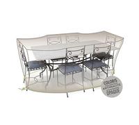 Jardiline Housse Cover Air pour table rectangulaire +8 chaises 240x130x70 cm Multicolore
