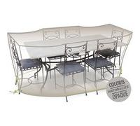 Jardiline Housse Cover Air pour table rectangulaire +8 chaises 240x130x70 cm Multicolore