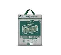 Housse de protection Cover Garden pour table rectangulaire 6-8 personnes + chaises, avec trépied - 240 x 130 x 70 cm -