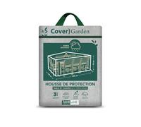 Housse De Protection Cover Garden Pour Table Rectangulaire 8-10 Personnes + Chaises, Avec Trépied - 290 X 130 X 70 Cm - Jardiline Multicolore