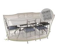 Housse De Protection Cover One Pour Table Rectangulaire + 8 Chaises - 240 X 130 X 70 Cm Multicolore