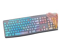Housse de protection de clavier pour clavier sans fil Logitech MK295 MK275 MK270, Logitech K200 K260 K270 MK200 MK260 (ne convient pas aux autres modèles de claviers) - Colorée