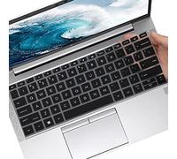 Housse de protection de clavier pour HP EliteBook 630 G8 G9 G10/EliteBook 430 G8/EliteBook X360 435 G8 G9/EliteBook X360 830 835 G7 G8 13,3" (ne convient pas aux claviers 830 835 G9 G100) ) - Noir