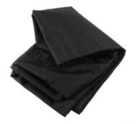 Housse de protection de feu ronde imperméable en tissu Oxford respirant avec ourlet élastique et cordon de serrage pour la poussière de neige, 75 x 30 cm (120 x 20 cm)