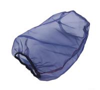 Housse de protection de filtre à air pour moto - Noir - Imperméable - Étanche - Avec ajustement - Design respirant - Pour une installation facile - Bleu long