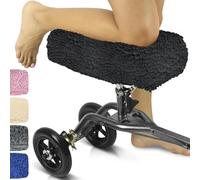 Housse de protection de genou pour déambulateur par Vive - Meilleur coussin en peau de mouton synthétique - Mouton synthétique en peluche - Meilleure circulation de l'air, aide à le confort du genou
