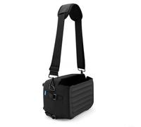 Housse de protection de haut-parleur pour EcoFlow River 2, 25,5 x 19 x 15,5 cm, étui de voyage en EVA avec bandoulière, sac de rangement résistant à la poussière/aux rayures/aux chocs, léger et