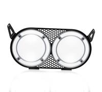 Housse de Protection de Lampe Grille de protection des phares pour Ducati DesertX 2022 2023 2024 Phare Protecteur Masque(A)