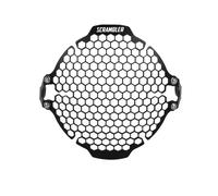 Housse de Protection de Lampe Grille de protection des phares pour Ducati Scrambler 800 2015-2025 Phare Protecteur Masque(Scrambler LOGO)