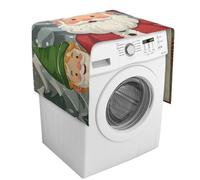Housse de protection de Noël pour machine à laver avec poches de rangement pour lave-linge et sèche-linge - 137,9 x 52,1 cm
