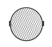 Housse de protection de phare de moto pour phare de 17,8 cm, grille de protection en maille métallique avec motif losange carré, convient aux côtés M de 8 mm-10 mm (losange)
