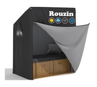 Housse de protection de qualité supérieure pour chaise de plage - 120/135 cm de large - Résistant à l'hiver - XXL - Imperméable - Pour chaise de plage - Housse de protection indéchirable - Pour chaise