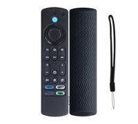 Housse de protection de rechange en silicone souple pour télécommande Fire TV 4K Stick Max - Noir