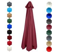 Housse de protection de rechange pour parasol standard et déporté - Imperméable et résistant aux UV - S'adapte à différentes tailles - Facile à installer - Accessoire de terrasse extérieur