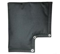 Housse de protection de robinet d'extérieur pour protection imperméable et antigel, manchon isolé résistant au gel avec sangle pour tuyaux et robinets de jardin (noir)