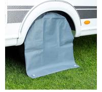 Cartrend - Housse de Protection pour Roue de Caravane, 38,1 cm (15"), gris, 14 Zoll