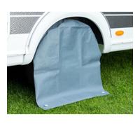Housse de protection de roue, en polyester, gris
