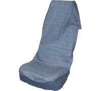 Housse de protection de siège pour garage 1 pièce IWH 1399062 Coton, denim bleu siège conducteur, siège passager