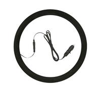 Housse de protection de volant de voitures couvre volant chauffant pour les mainss universels pour l39hiver s s Black