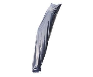 Housse de protection deluxe pour parasol à mât excentré de 200 à 400 cmMatière : polyester Oxford 420 - Imperméable - Résistant - Protection UV. 255 cm gris
