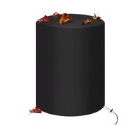 Housse de protection d'extérieur avec cordon de serrage | Tissu Oxford, 210D/420D, 65 x 65 x 95 cm | Housse de protection imperméable à la poussière pour pics de feu ronds et carrés | Bol de patio