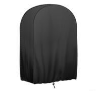 Housse de protection d'extérieur avec coutures renforcées et panneaux résistants à l'abrasion pour chariot à 4 roues avec enrouleur de tuyau d'arrosage réglable (76,2 x 25,4 x 76,2 cm)