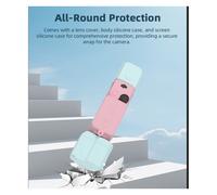 Housse de protection d'objectif BRDRC pour DJI Osmo Pocket 3, bleu et rose