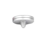 Housse de protection du bouton d'obturateur de caméra compatible avec Leica Q3/D-LUX8/série M en métal argent résistant aux rayures