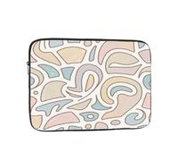 Housse de protection écologique pour ordinateur portable de 10 à 17 pouces - Coque imprimée antichoc pour MacBook/tablette, école et voyages d'affaires (géométrique F, 30,5 cm)