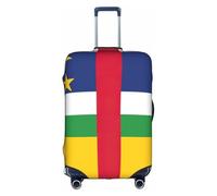 Housse de protection élastique lavable anti-rayures avec drapeau de l'Afrique centrale 45,7 à 81,3 cm, blanc, L