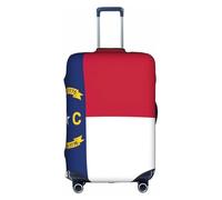 Housse de protection élastique lavable anti-rayures avec drapeau de l'État de la Caroline du Nord 45,7 à 81,3 cm, blanc, XL