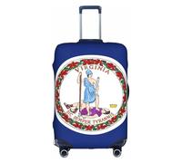 Housse de protection élastique lavable anti-rayures Motif drapeau de Virginie 45,7 à 81,3 cm, blanc, XL
