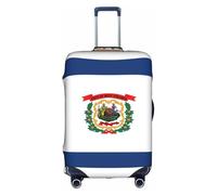 Housse de protection élastique lavable et anti-rayures avec drapeau de l'État de Virginie occidentale 45,7 à 81,3 cm, blanc, L
