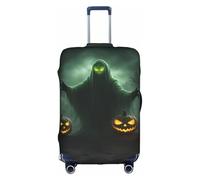 Housse de protection élastique lavable et anti-rayures Motif citrouille d'Halloween Vert Ghost Horror, blanc, X-Large