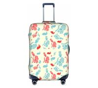 Housse de protection élastique lavable et anti-rayures Motif lapin magicien, blanc, Small